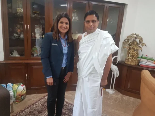Privilege to be in the presence of Acharya Balakrishna of Patanjali Yoga trust for empowering tribal children of North East