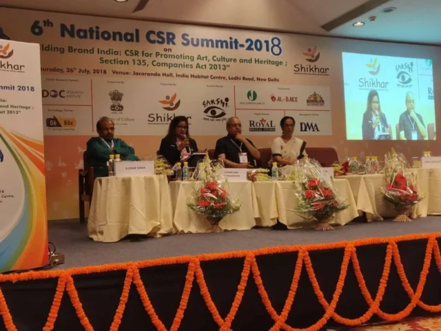 Speaking at 6th National CSR Summit, Delhi