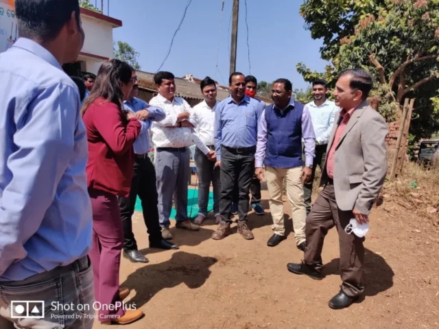 On village round at Tribal pocket explaining the entrepreneurship model to senior leaders