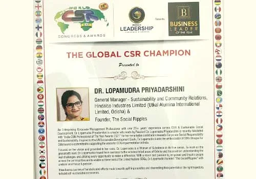 Global CSR Champion 2021