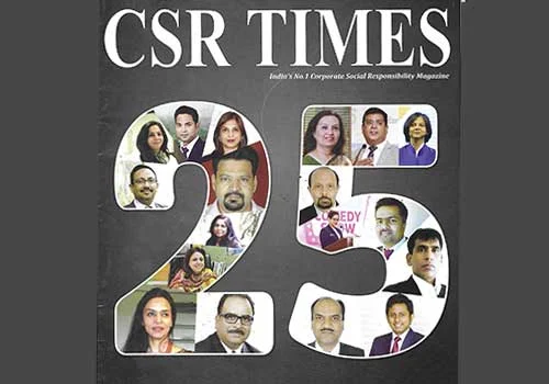 Listed among 25 Sterling CSR Leaders of India