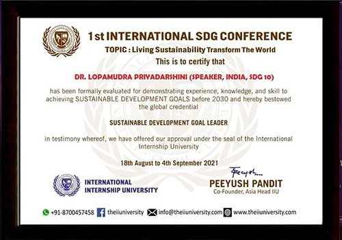 Sustainable Development Goal Leader, SDG-10